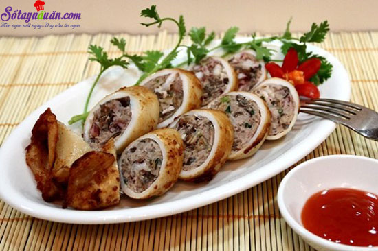 Cách làm mực nhồi thịt chiên ngon tuyệt cú mèo