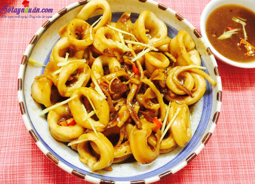 Cách làm mực sốt me dai ngon cuối tuần