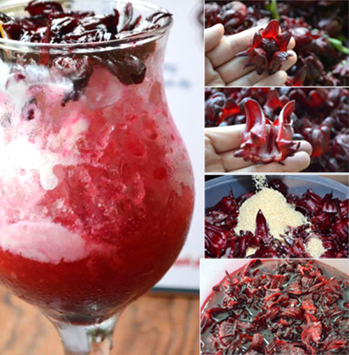 Cách làm mứt hoa atiso (bụp giầm) ngày Tết hay si rô đá bào đẹp da hồng môi