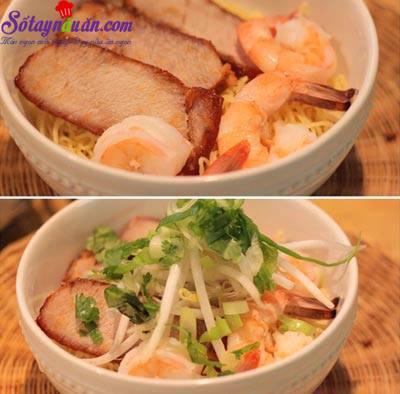 Cách làm mỳ trứng xá xíu cho bữa sáng đầy năng lượng