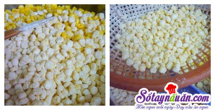 Cách làm ngô chiên bơ thơm ngon, giòn rụm