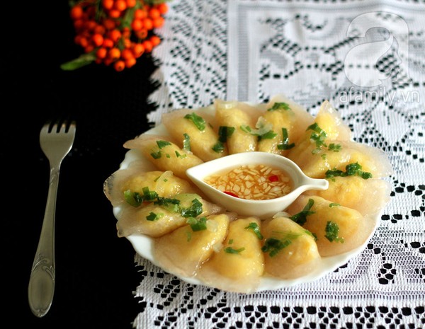 Cách làm nhanh bánh bột lọc nhân đậu xanh