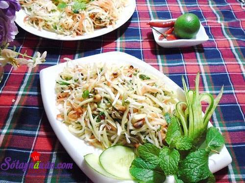 Cách làm nộm xoài rau củ thanh mát ngày hè