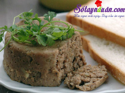 Cách làm pate gan heo thơm ngon tại nhà