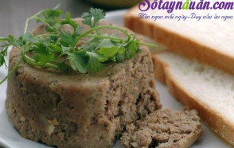 Cách làm pate gan heo thơm ngon tại nhà