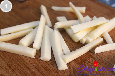 Cách làm phô mai que siêu ngon