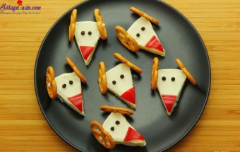 Cách làm phô mai tuần lộc ngộ nghĩnh