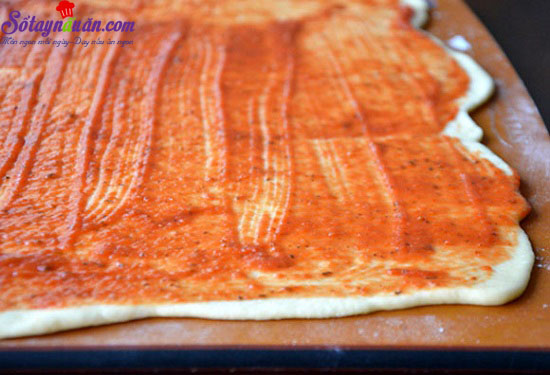 Cách làm pizza xé lớp thơm ngon hấp dẫn