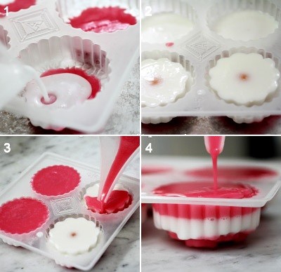 Cách làm rau câu dừa nhân bánh flan