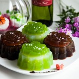 Cách làm rau câu dừa nhân bánh flan