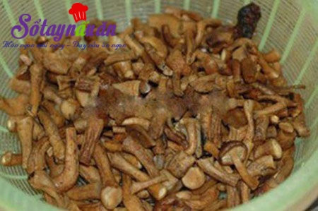 Cách làm ruốc nấm hương ngon