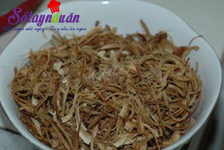 Cách làm ruốc nấm hương ngon