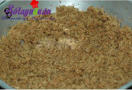 Cách làm ruốc nấm hương ngon