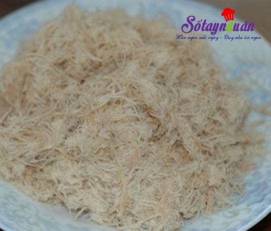 Cách làm ruốc thịt nhanh và ngon