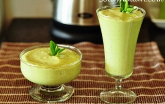 Cách làm sinh tố bơ the mát