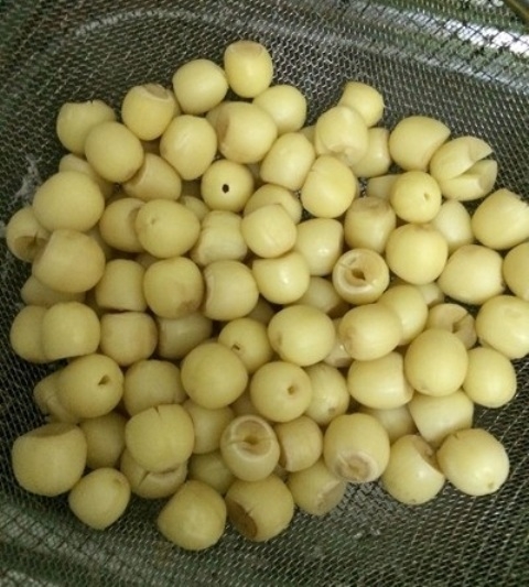 Cách làm sinh tố hạt sen