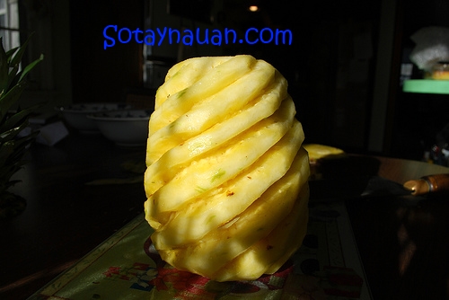 Cách làm sinh tố hoa quả chuối, xoài, dứa ngon