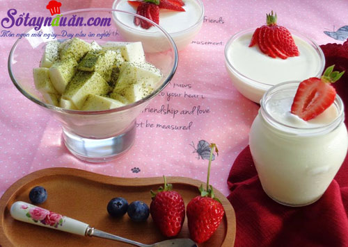 Cách làm sữa chua dẻo đơn giản ngay tại nhà