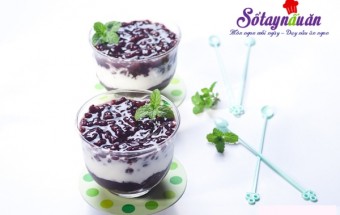 Cách làm sữa chua nếp cẩm