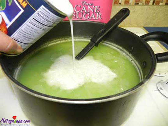 Cách làm sữa đậu xanh nước dừa thơm ngon hấp dẫn