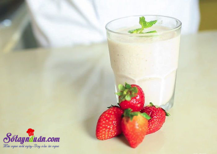 Cách làm sữa lắc với máy xay sinh tố thơm ngon bổ dưỡng