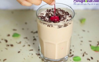Cách làm sữa lắc với máy xay sinh tố thơm ngon bổ dưỡng