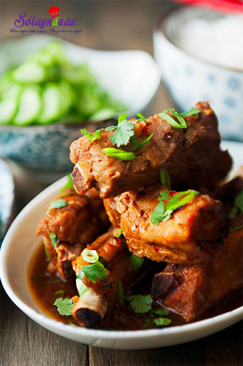 Cách làm sườn hầm xốt đậu đen ngon không thể cưỡng lại