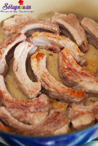 Cách làm sườn hầm xốt đậu đen ngon không thể cưỡng lại