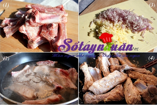 Cách làm sườn xào chua ngọt