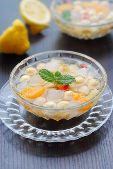 Cách làm thạch dừa trái cây món ngon đặc biệt cho ngày hè