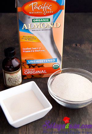 Cách làm thạch hạnh nhân trộn hoa quả ngon mê mẩn