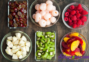 Cách làm thạch hạnh nhân trộn hoa quả ngon mê mẩn