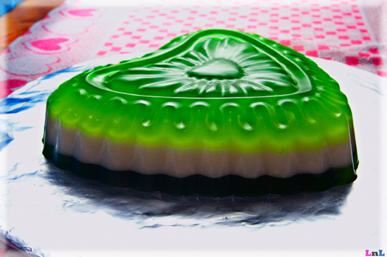 Cách làm thạch rau câu nhiều tầng cho những cô nàng kute