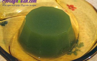 Cách làm thạch sữa chua trà xanh thơm ngon đẹp mắt