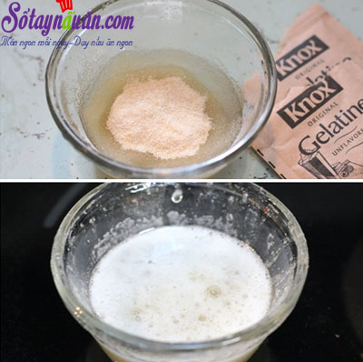 Cách làm thạch trà xanh trái cây giải nhiệt mùa hè