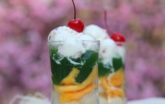 Cách làm thạch trà xanh trái cây giải nhiệt mùa hè