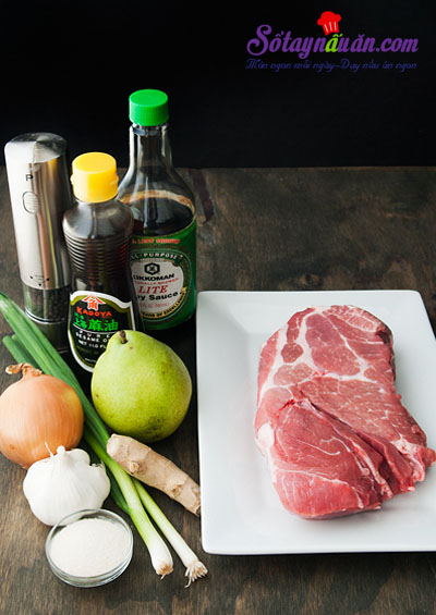 Cách làm thịt nướng Hàn quốc với sốt lê ngon mê mẩn
