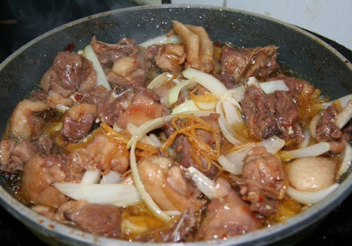 Cách làm thịt vịt kho gừng dưa cải chua ngon miệng