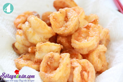 Cách làm tôm chiên cốt dừa thơm nức mũi