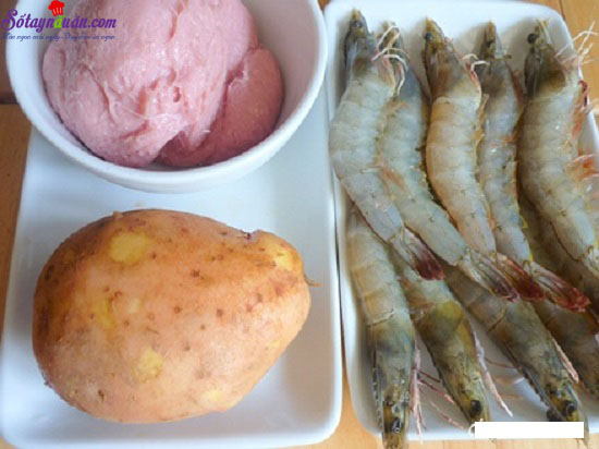 Cách làm tôm cuốn khoai tây thơm ngon hấp dẫn