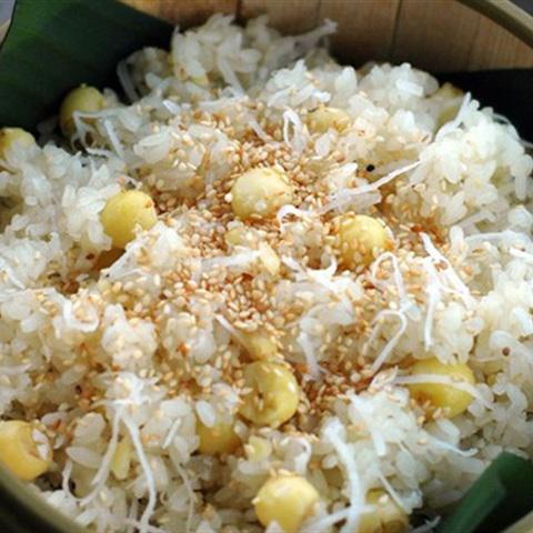 Cách làm xôi dừa hạt sen cực ngon