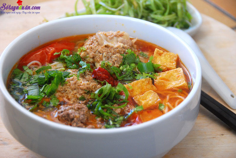 Cách nấu bún riêu cua đồng ngon, đơn giản tại nhà