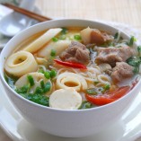 Cách nấu bún sườn măng chua ngon miệng