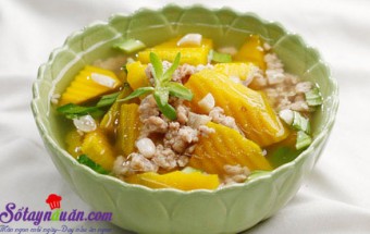 Cách nấu canh bí đậu phộng thơm ngon bổ dưỡng