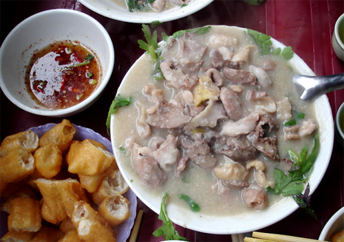 Cách nấu cháo lòng ngon quá xá