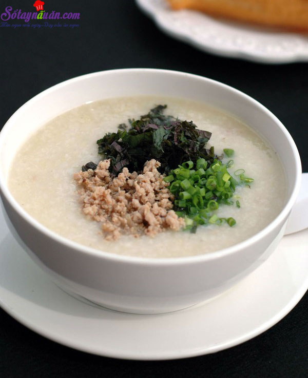 Cách nấu cháo thịt heo đậu hũ cho bé ăn dặm