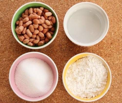 Cách nấu chè nếp đậu phộng