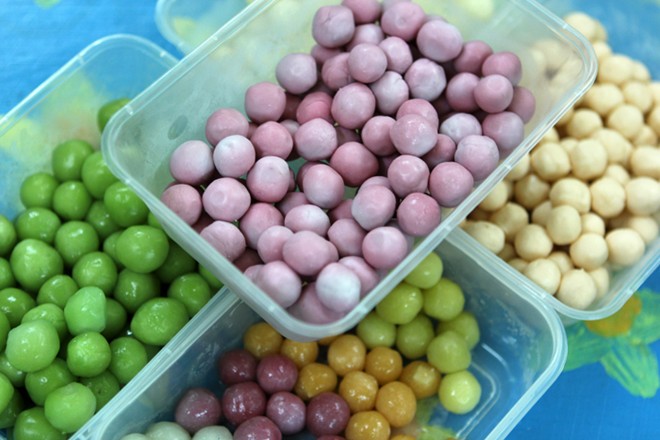 Cách nấu chè trân châu hạt lựu