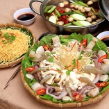 Cách nấu lẩu nấm hải sản ngon miệng