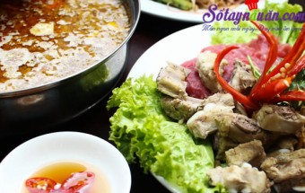 Cách nấu lẩu sườn sụn cho ngày đông thêm ấm áp